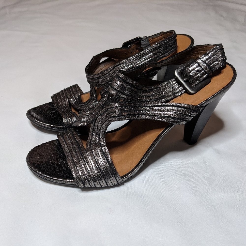 Franco Sarto Heeled Sandals Sz 8.5 M